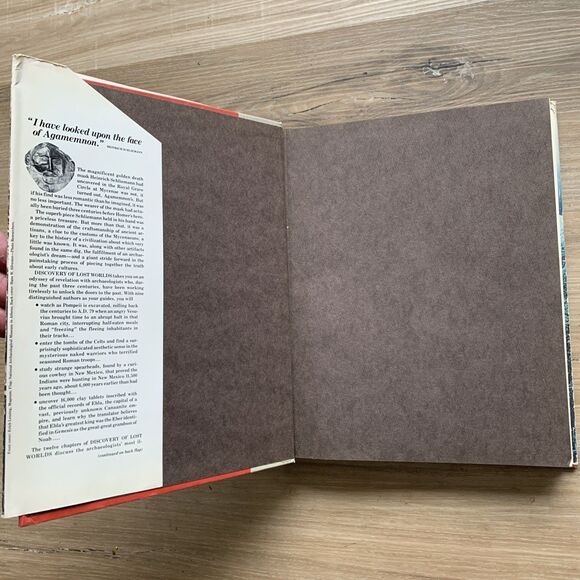 Discovery of Lost Worlds Hardcover Joseph J Thorndike Jr1979 American Heritage - Picture 3 of 12